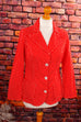 70s Blazer rot Punkte 70er Disco Frau M 40-42 real-disco real-rockabilly Rockabilly rot S 36-38 Schlager Special vintageberlin.de