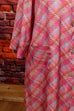 60s Morgenrock Hauskleid pink