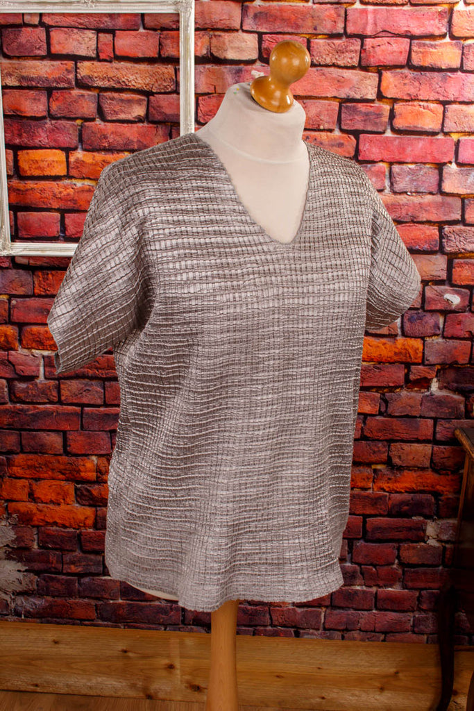 Vintage Betty Barclay Top silber