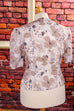 VEB Bluse beige tailliert