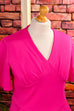 70s Discokleid neon pink