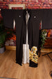 Vintage Kimono schwarz Fasan