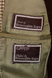 Vintage Cashmere Sakko kariert 70er Abendmode beige Dandy grün L 52-54 M 48-50 Mann Schlager Special vintageberlin.de