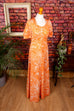 Hippiekleid Maxikleid orange