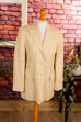 Leinenmix Blazer beige gold