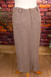 Schlauchrock greige Strick 90er beige braun Frau grau M 40-42 Special vintageberlin.de