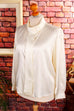 elegante Satinbluse creme