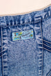 80s Jeansrock 80er blau Disco Frau L 44-46 real-80er Special vintageberlin.de