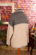 Strickjacke Wolle-Seide beige braun Frau L 44-46 vintageberlin.de