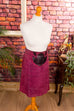 Vintage Lederrock magenta 80er Boho Disco Frau lila pink real-80er Rockabilly S 36-38 Special vintageberlin.de