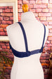 60s Bullet Bra blau 60er 70er blau Disco Frau M 40-42 Rockabilly Schlager Sekretärin Special vintageberlin.de