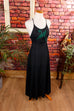 Boho Negligee schwarz Kranich