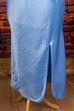 Sexy Negligee blau Satin 90er blau Boho Frau XXL 52-54 vintageberlin.de