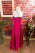 80s Partykleid pink Punkte