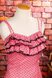 60s Rockabella Kleid pink Polka Dots 50er 60er Frau real-rockabilly Rockabilly rosa Special XS 32-34 vintageberlin.de