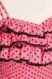 60s Rockabella Kleid pink Polka Dots 50er 60er Frau real-rockabilly Rockabilly rosa Special XS 32-34 vintageberlin.de