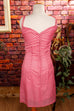 60s Rockabella Kleid pink Polka Dots 50er 60er Frau real-rockabilly Rockabilly rosa Special XS 32-34 vintageberlin.de