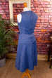 Disco Glitzerkleid blau