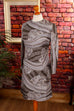 60s Disco Minikleid silber Glitzer