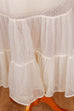 Vintage Petticoat cremeweiß Punkte