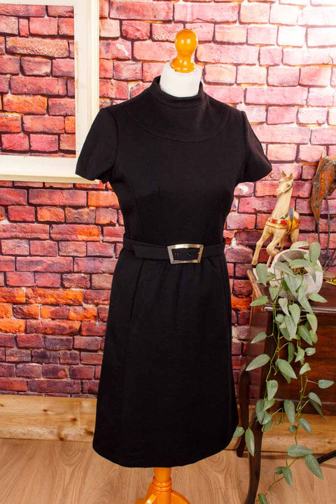 Rockabella Wolle Kleid schwarz