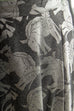 Vintage Viskoserock silber Elefanten