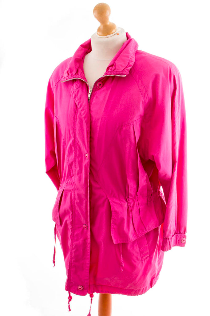 90er Anorak Jacke pink