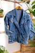 Vintage Jeans Jacke blau