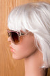 Vintage Sonnenbrille pink Glitzer